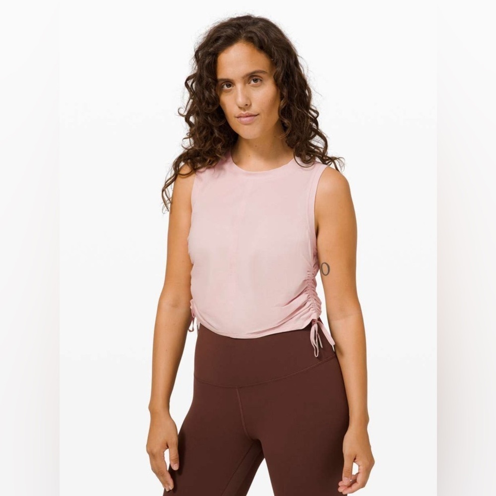 Lululemon Cinch it Up Tank Top
Misty Pink
